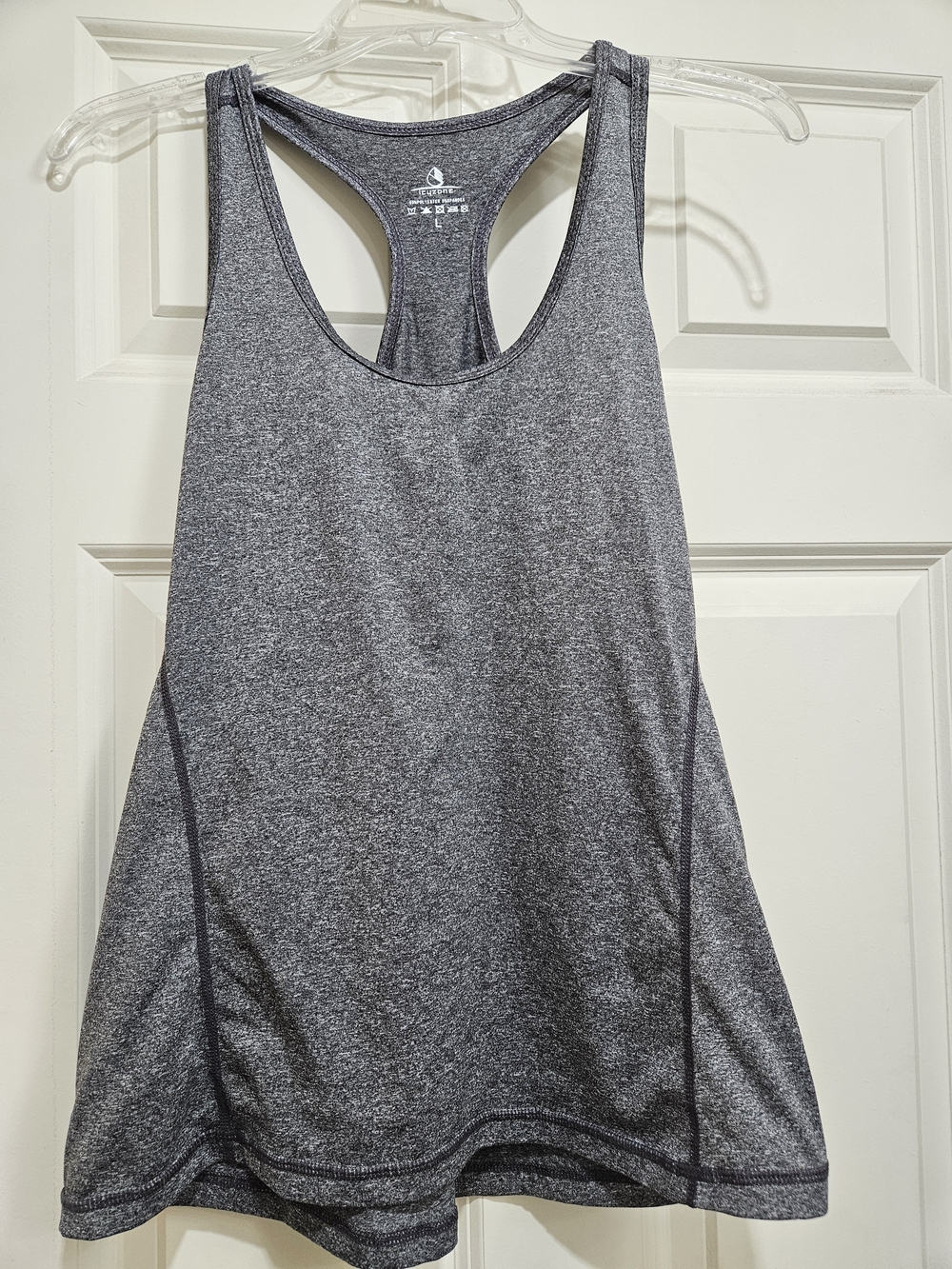 Women’s Gray Racerback Athletic Tank Top